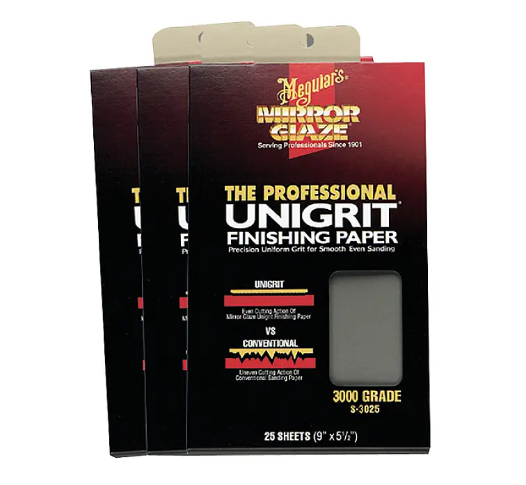 Meguiars Unigrit 3000 paper - 1 SHEET
