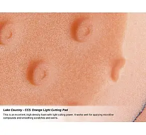 Lake Country - 4" Orange CCS Polishing Pad