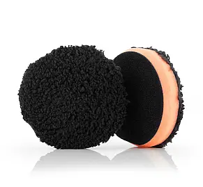 Chemical Guys - 4"  Black Optics Microfiber Orange Cutting Pad