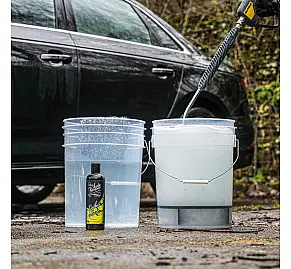 Clear Car Wash Bucket