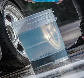 The Ultimate Clear Wash Bucket