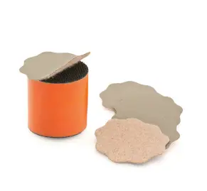 Flexipads 35mm Velcro De-Nibbing Abrasive Discs (Pack of 10)