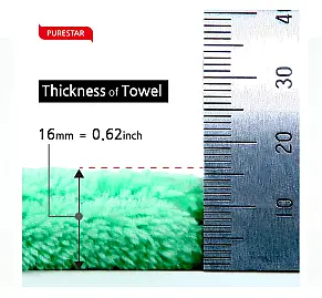 Purestar - Premium Green Buffing Towel