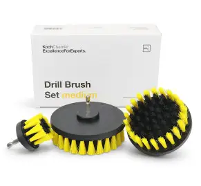 Koch-Chemie Medium Drill Brush Set (Yellow)