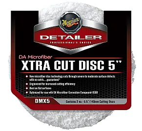 Meguiar's DA Microfibre Xtra Cut Disc 5 Inch Pkg/2