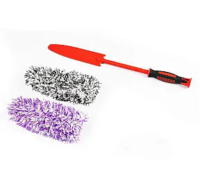 Maxshine - Premium Flat Microfibre Wheel Brush With Replacement Cover