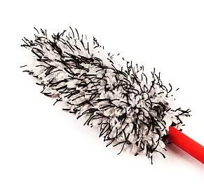 Maxshine - Premium Flat Microfibre Wheel Brush With Replacement Cover - Small