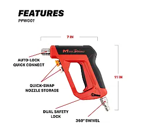 MaxShine Pressure Washer Gun Pro