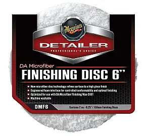 Meguiar's DA Microfiber Finishing Pads (6 Inch) Pkg/2
