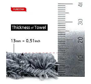 Purestar - Royal Grey Buffing Towel