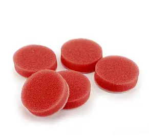 Shine Mate - 1.6" Red Finishing Pads Pkg/5