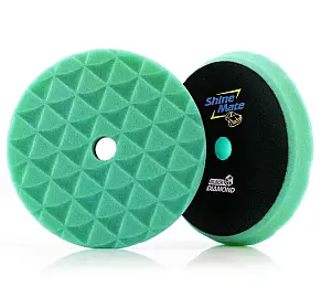 ShineMate - 7" Black Diamond Green Pad