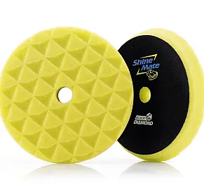 ShineMate - 7" Black Diamond Yellow Pad