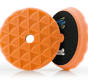 ShineMate - 6" Black Diamond Orange Pad