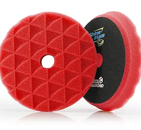 ShineMate - 6" Black Diamond Red Pad