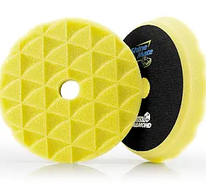 ShineMate - 6" Black Diamond Yellow Pad
