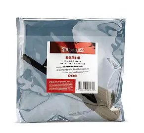 Stjarnagloss - Borstar Hog Hair Detailing Brushes - Twin pack